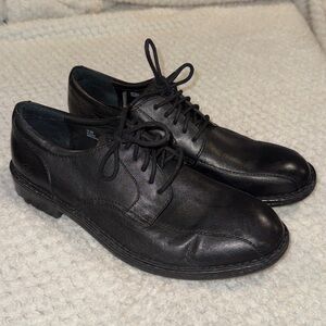 Born Black Leather Oxford Dress Shoes, size 10.5